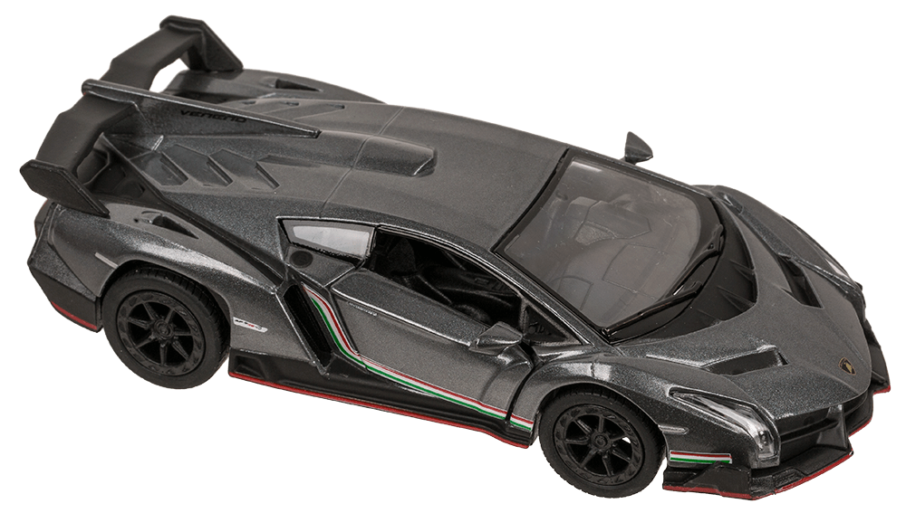 Metal model car with pull back, Lamborghini,
