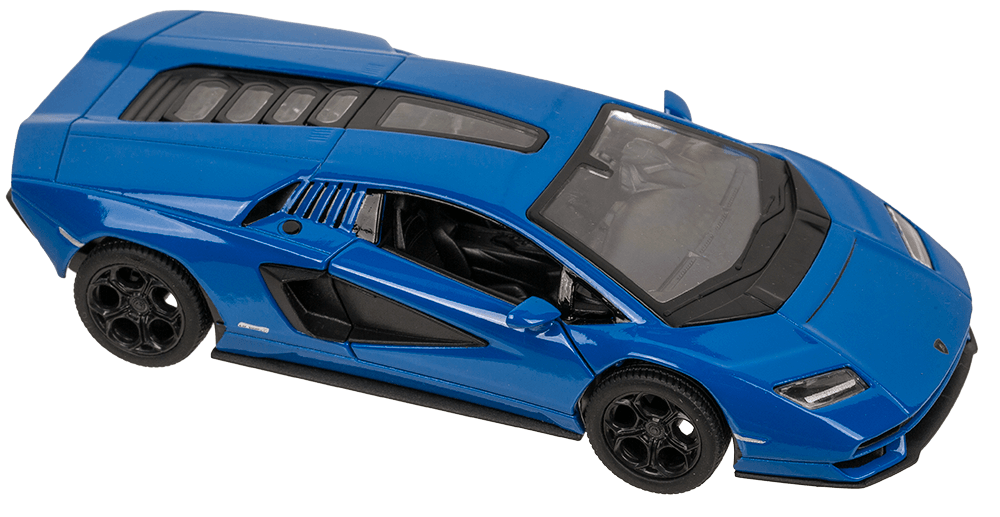 Metal model car with pull back, Lamborghini,