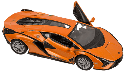 Metal model car with pull back, Lamborghini,