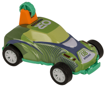 Mini stunt car with pull back, approx. 8 cm,
