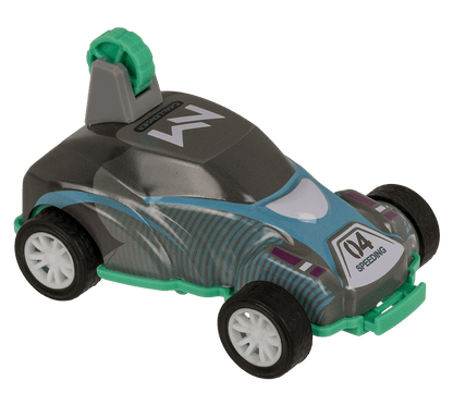 Mini stunt car with pull back, approx. 8 cm,