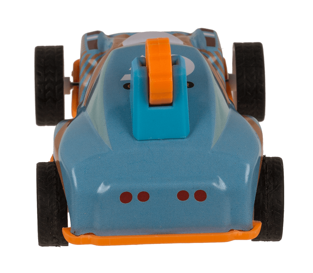 Mini stunt car with pull back, approx. 8 cm,