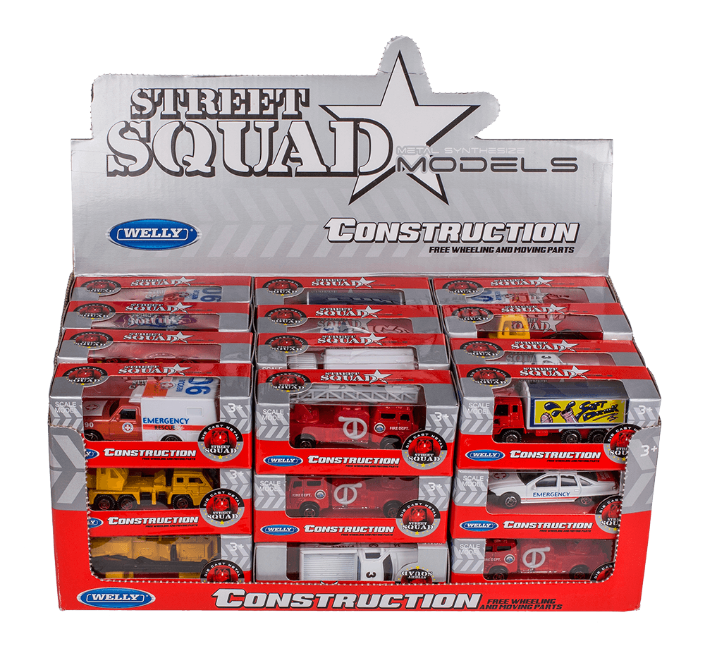 Model car, operational vehicle,