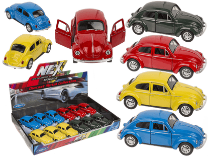 Model car with pull back, VW Beetle 1960,