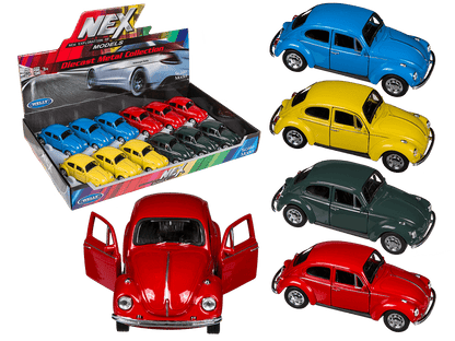 Model car with pull back, VW Beetle 1960,