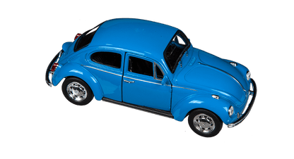 Model car with pull back, VW Beetle 1960,