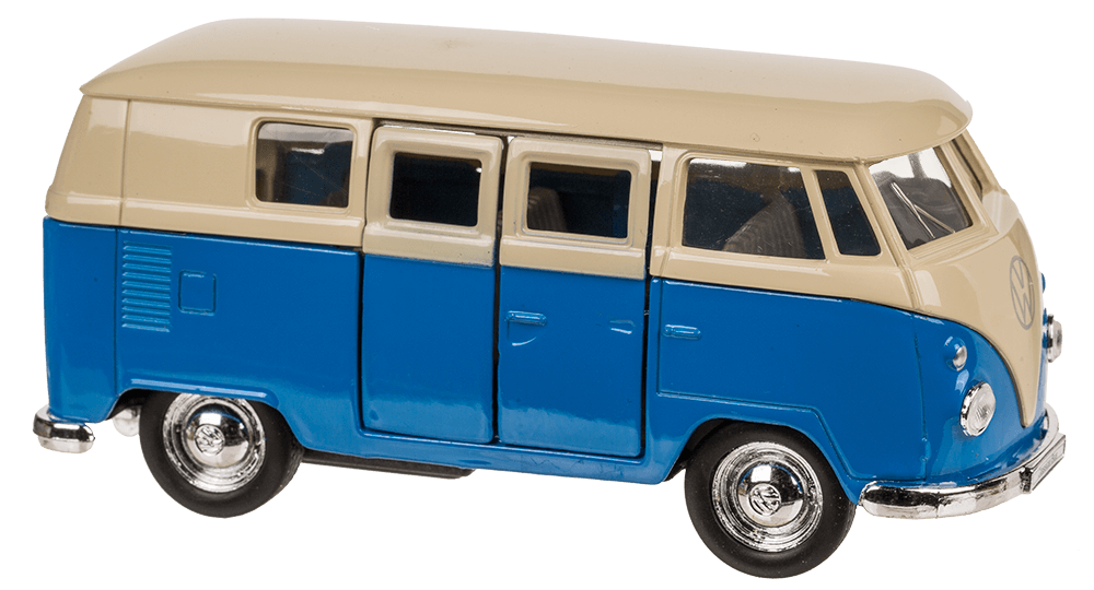 Model car with pull back, VW T1 Bus 1963,