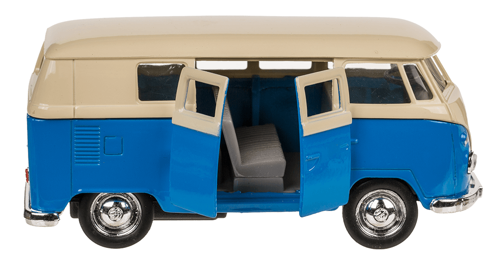 Model car with pull back, VW T1 Bus 1963,
