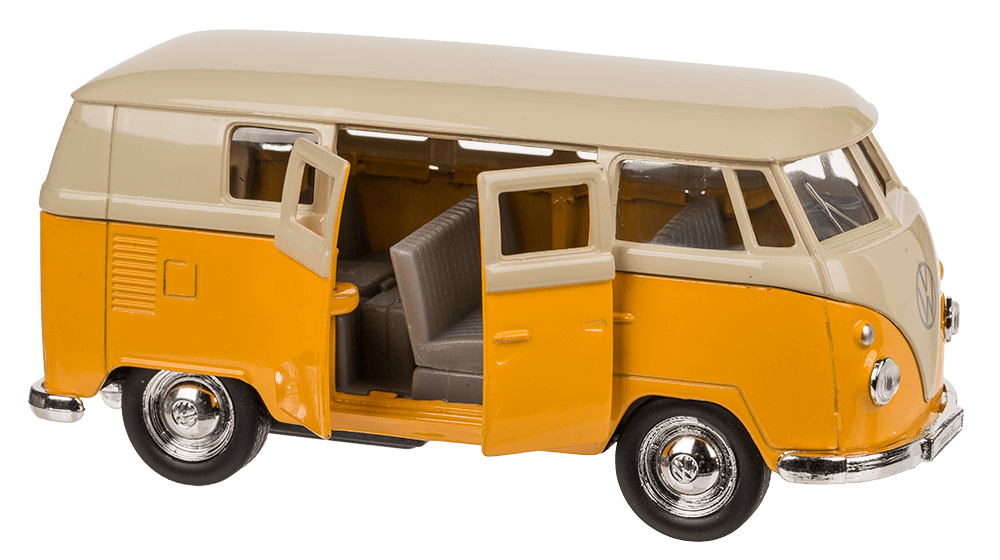Model car with pull back, VW T1 Bus 1963,