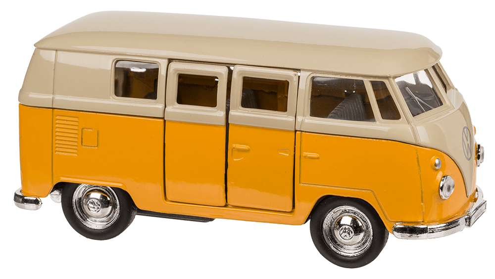 Model car with pull back, VW T1 Bus 1963,
