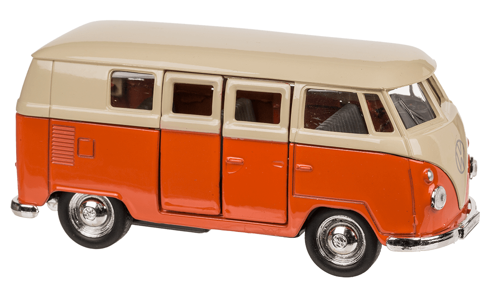 Model car with pull back, VW T1 Bus 1963,