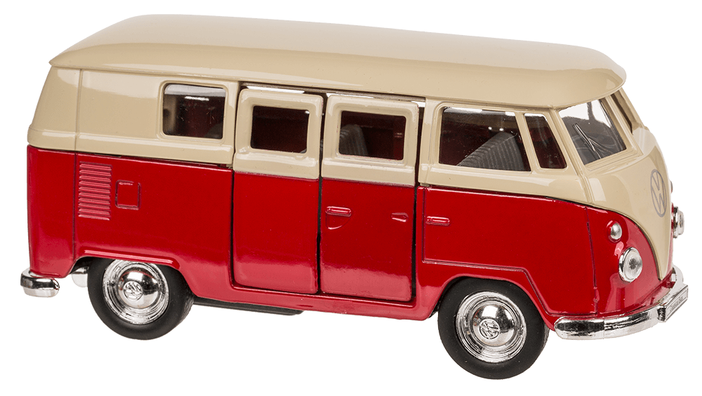Model car with pull back, VW T1 Bus 1963,
