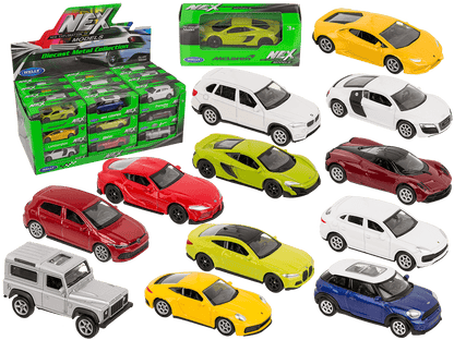 Metal model car, with plastic,