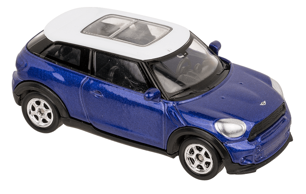 Metal model car, with plastic,