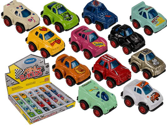 Mini metal model car with pull back, Racer,