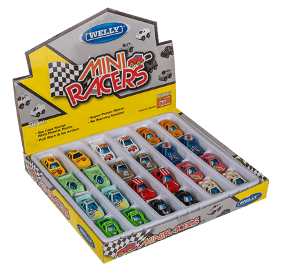 Mini metal model car with pull back, Racer,