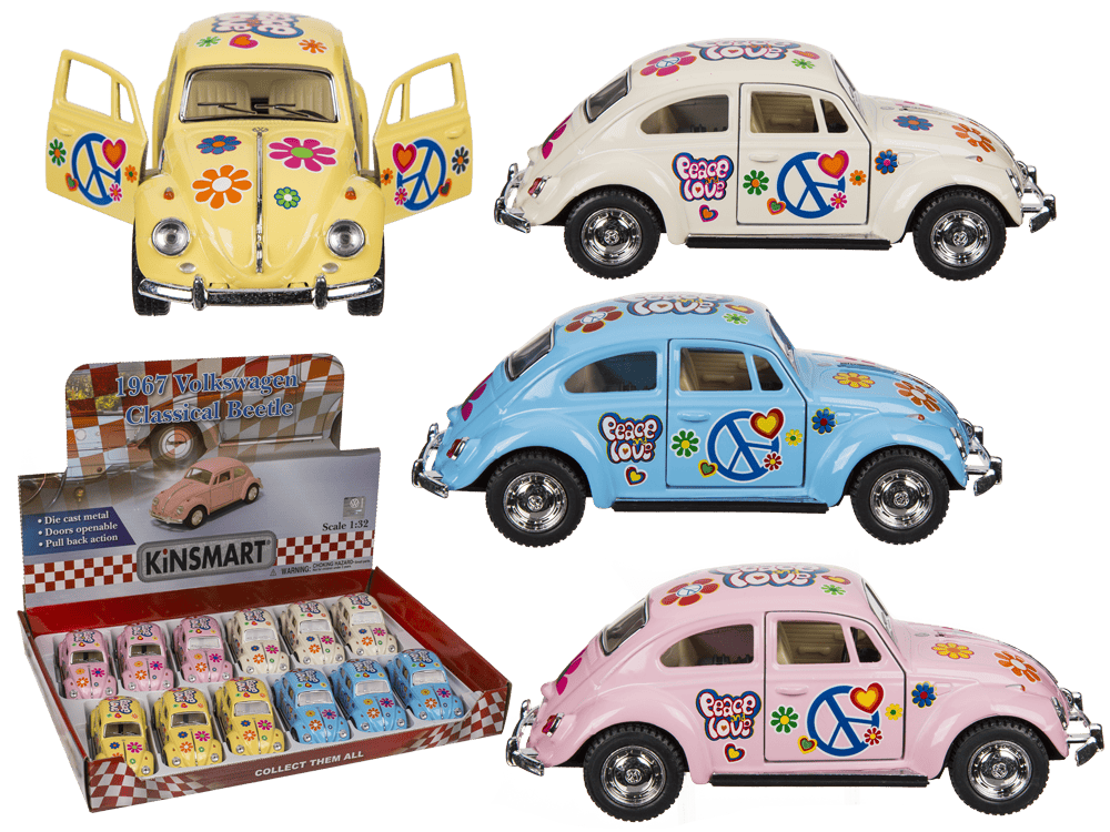 Metal model car with pull back,