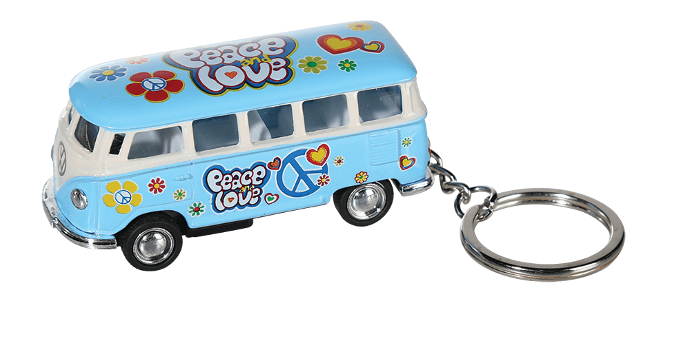 Keychain, model car with pull back,