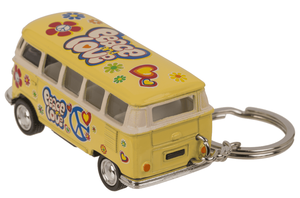 Keychain, model car with pull back,