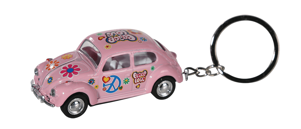 Keychain, model car with pull back,
