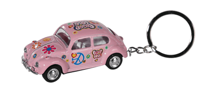 Keychain, model car with pull back,