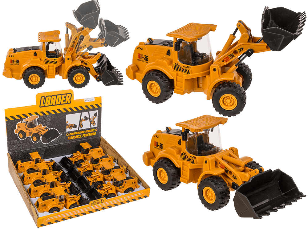 Construction Vehicle, Loader, approx. 17,8 cm,