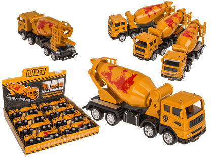 Construction Vehicle, Mixer, approx. 16,5 cm,