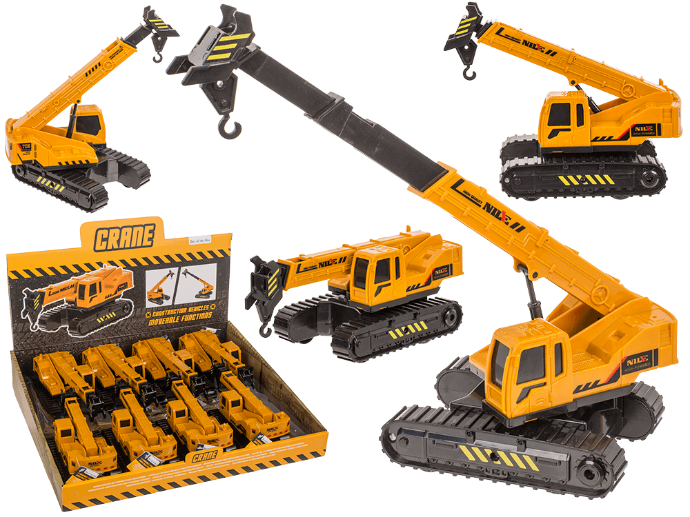 Construction Vehicle, Crane, approx. 21 cm,