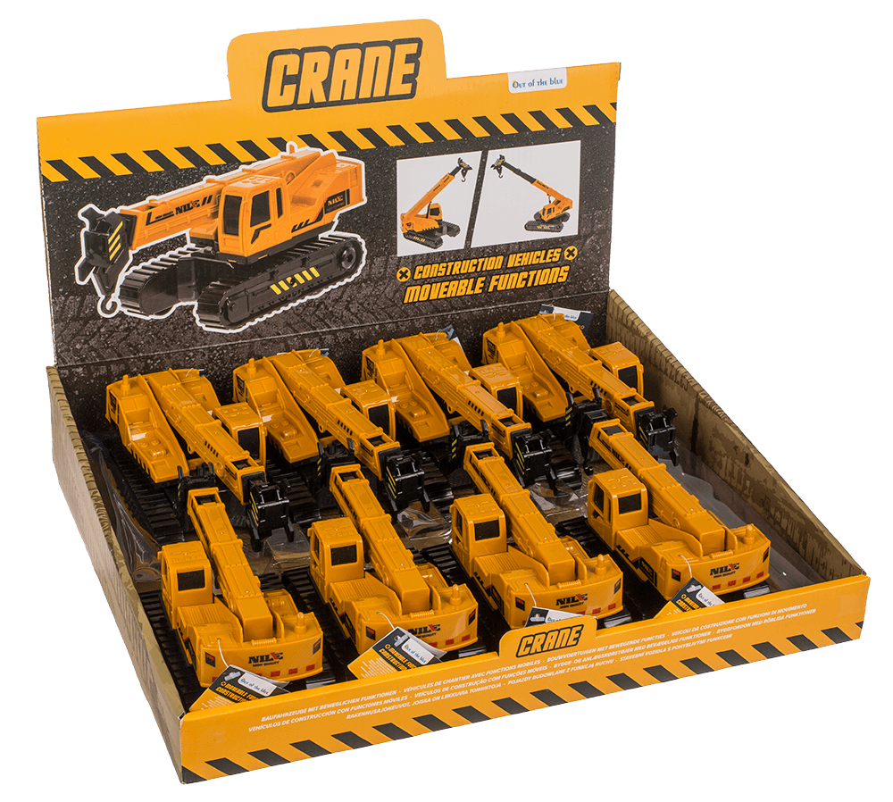 Construction Vehicle, Crane, approx. 21 cm,