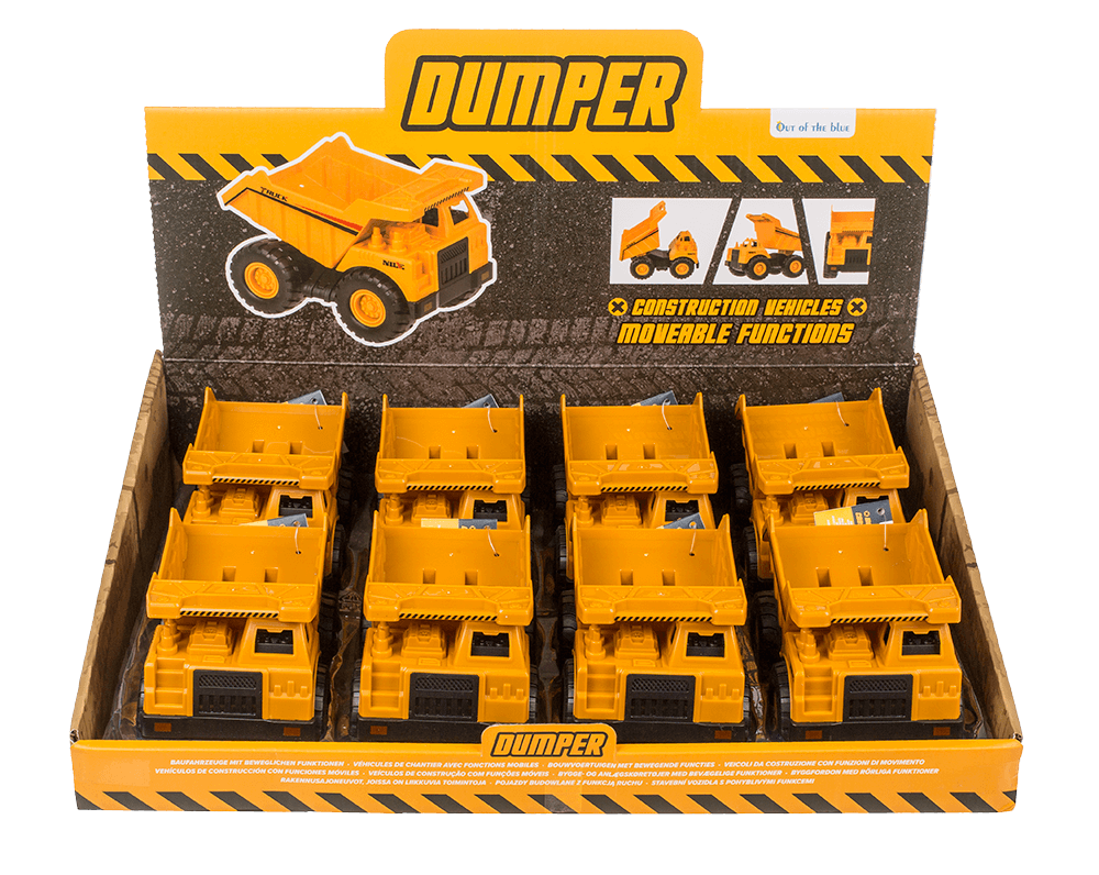 Construction Vehicle, Dumper Truck, approx. 12 cm,