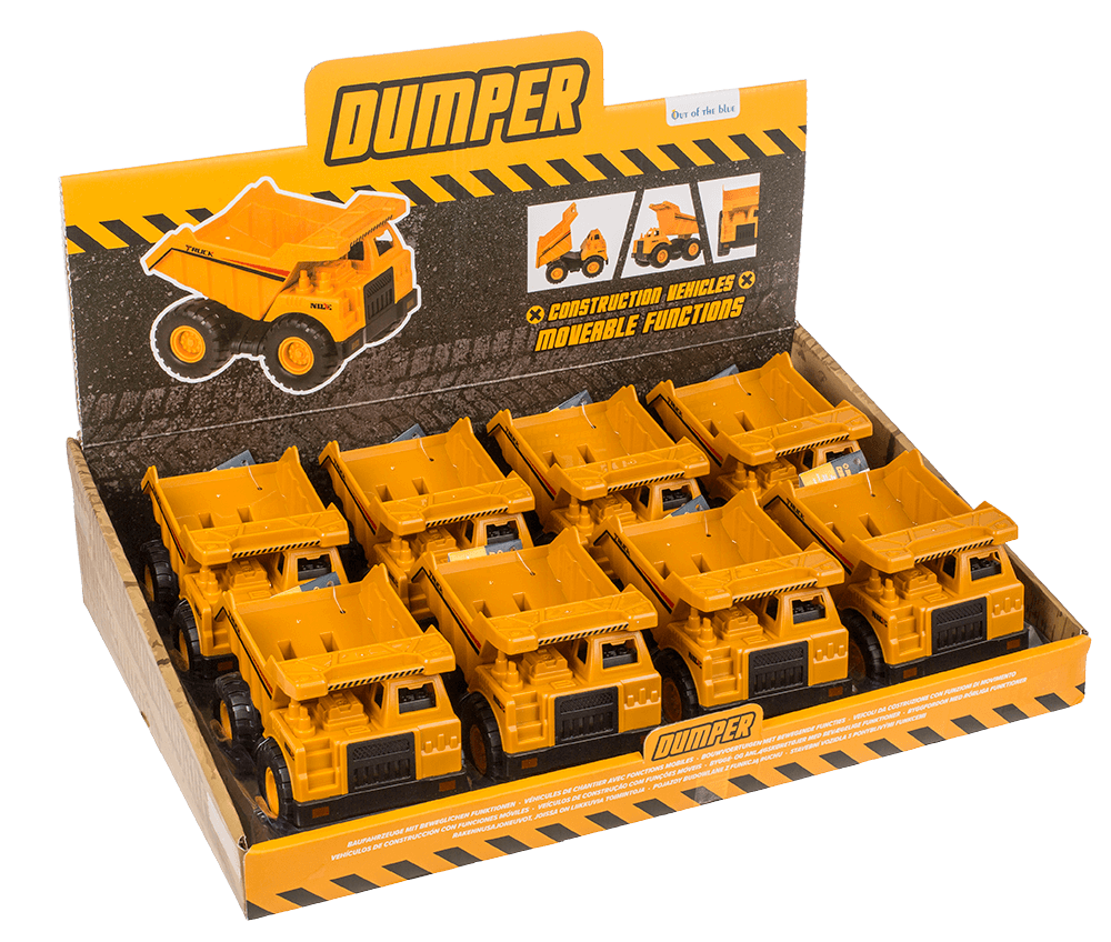 Construction Vehicle, Dumper Truck, approx. 12 cm,