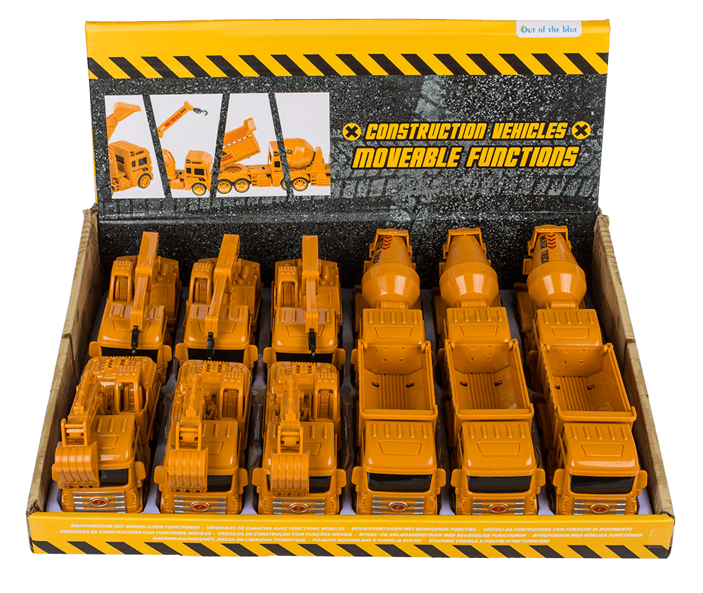 Construction Vehicles with moveable functions,
