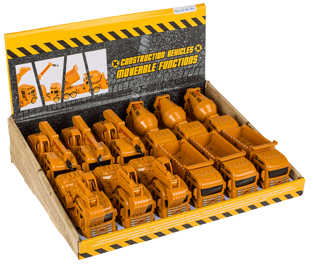Construction Vehicles with moveable functions,