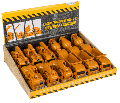 Construction Vehicles with moveable functions,
