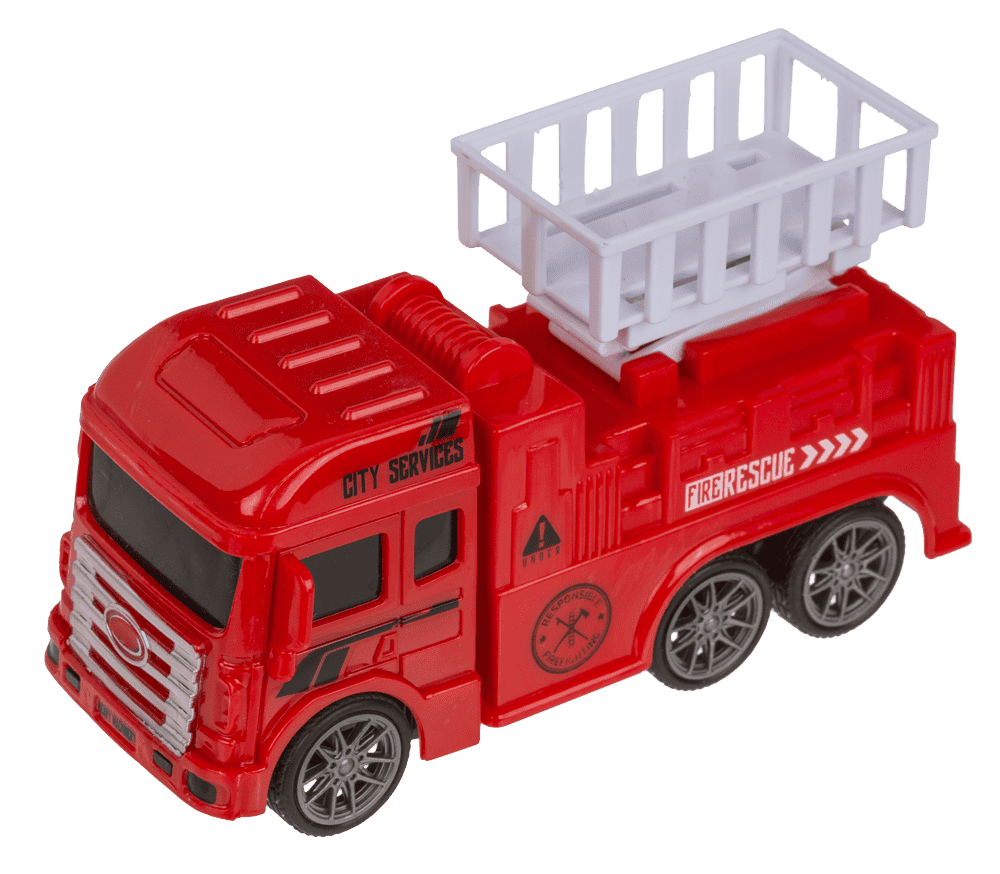 Fire Engines, with friction movement & moveable