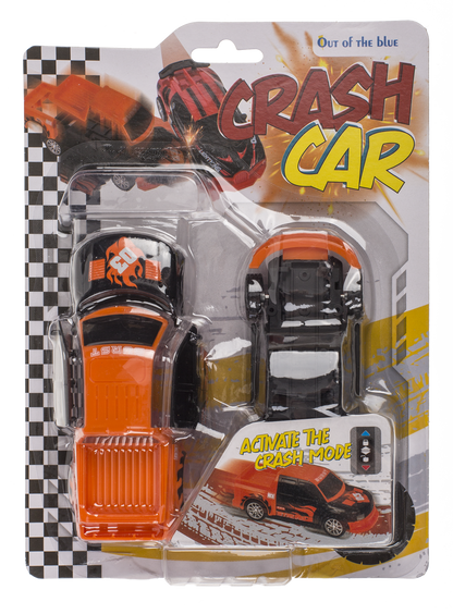 Burst car with pull back, 12,6 cm,