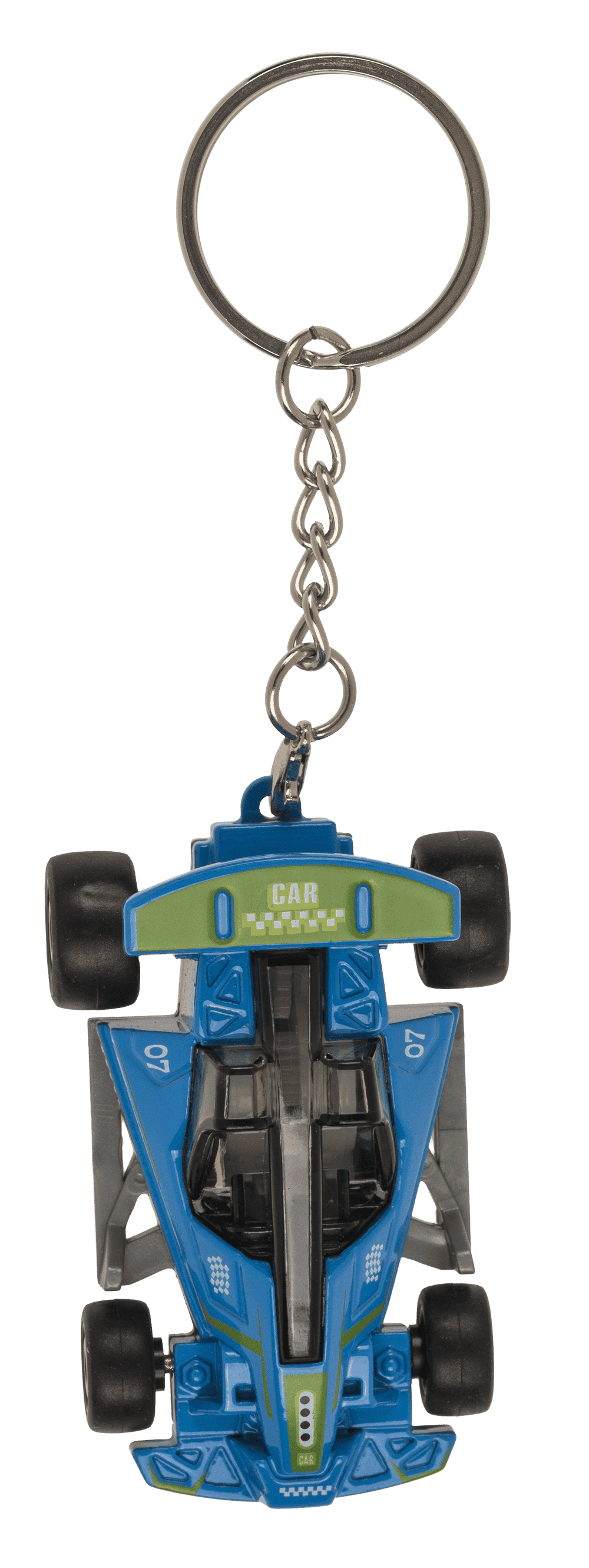 Metal Keyring, Racing car with pull back