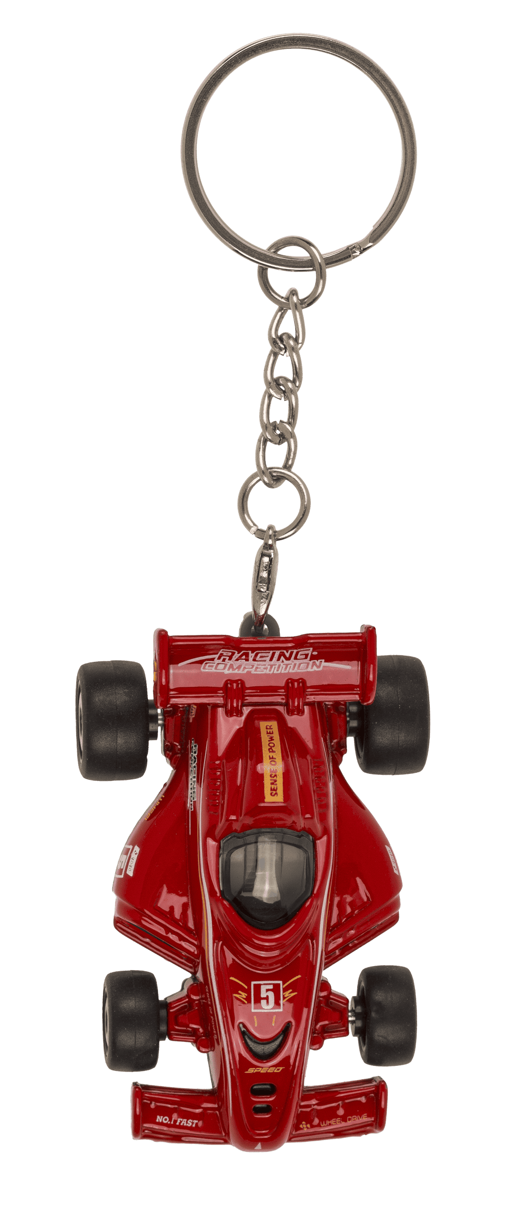 Metal Keyring, Racing car with pull back