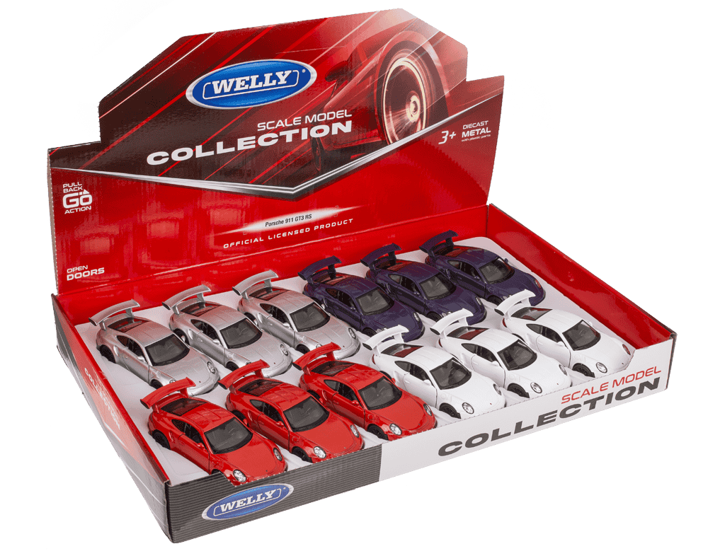 Metal model car with pull-back function,