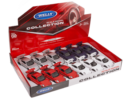 Metal model car with pull-back function,