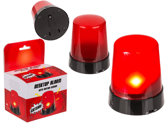 Desktop Alarm with motion sensor, ca. 10,5 cm,