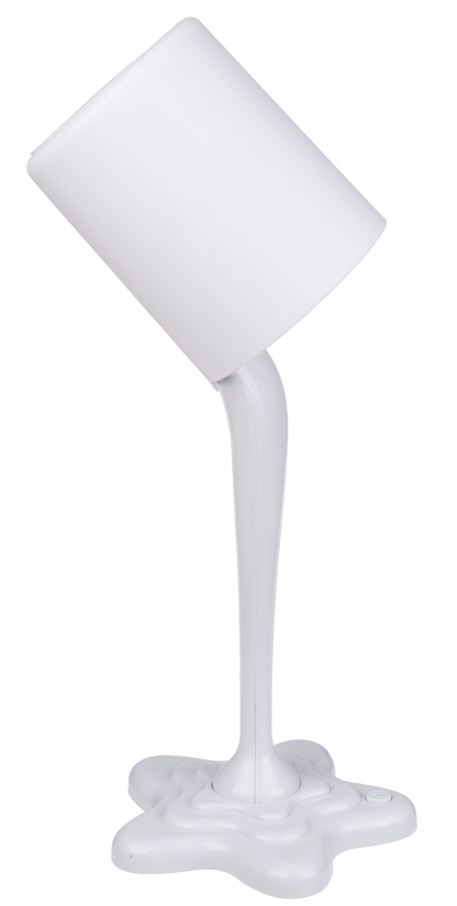Spilt Paint Desktop Lamp, white,