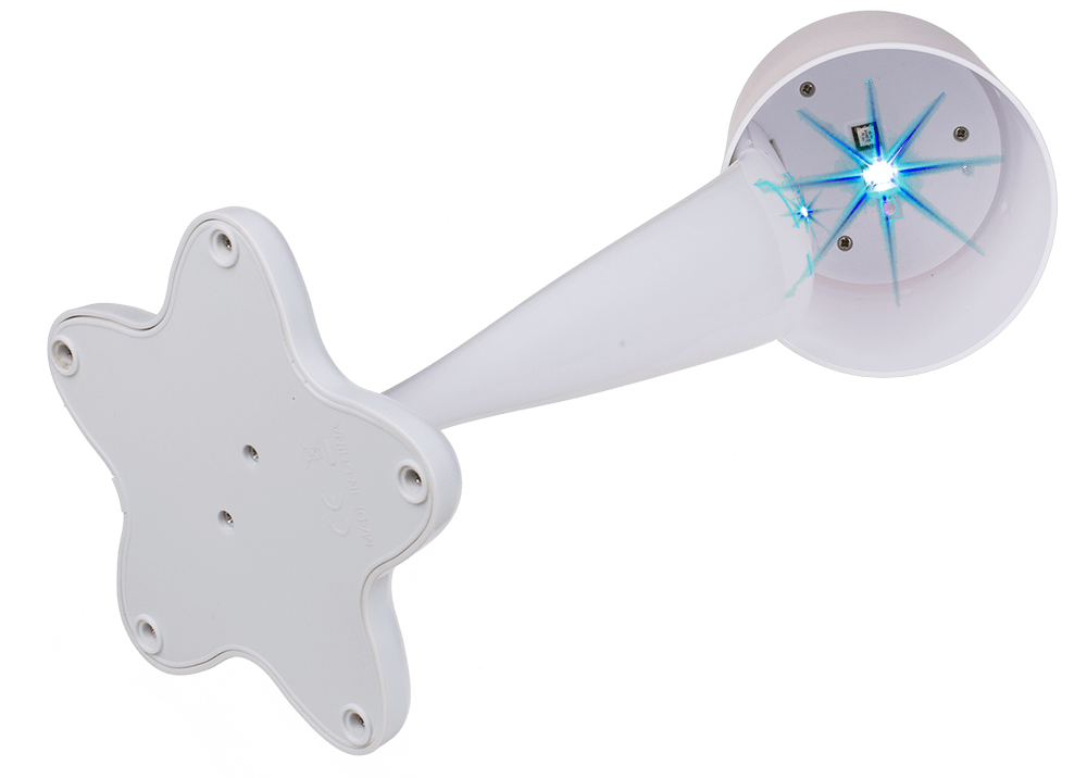 Spilt Paint Desktop Lamp, white,