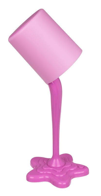 Spilt Paint Desktop Lamp, neon pink,