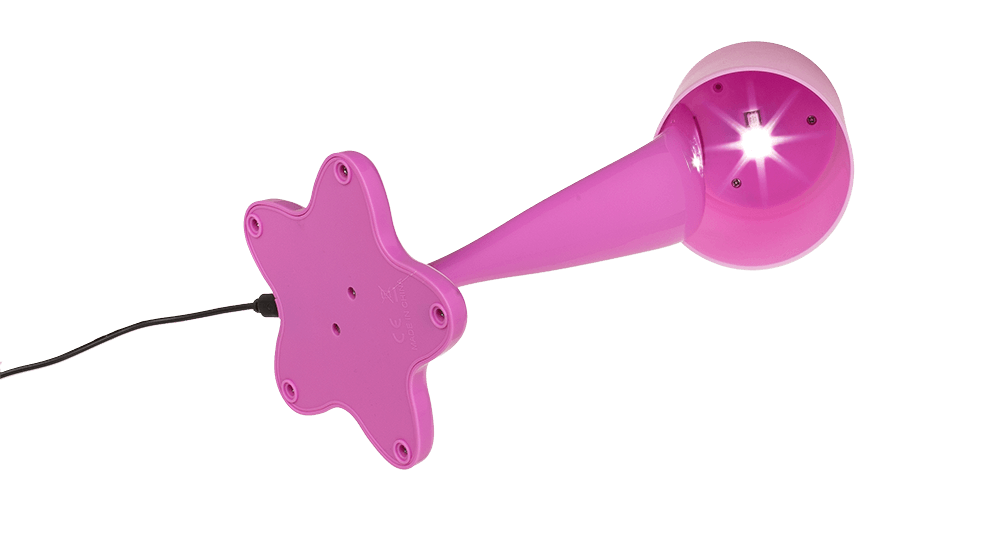 Spilt Paint Desktop Lamp, neon pink,