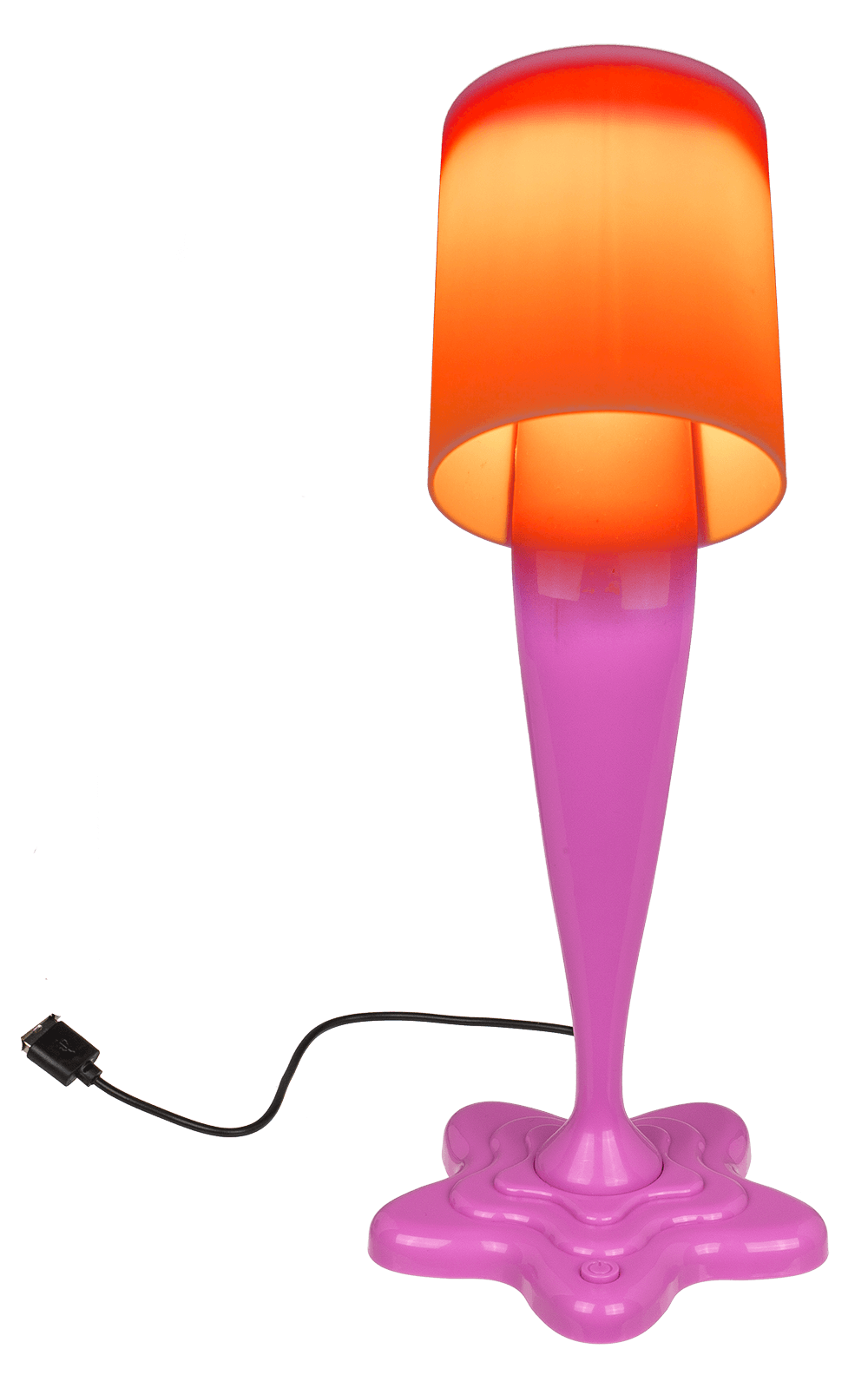 Spilt Paint Desktop Lamp, neon pink,
