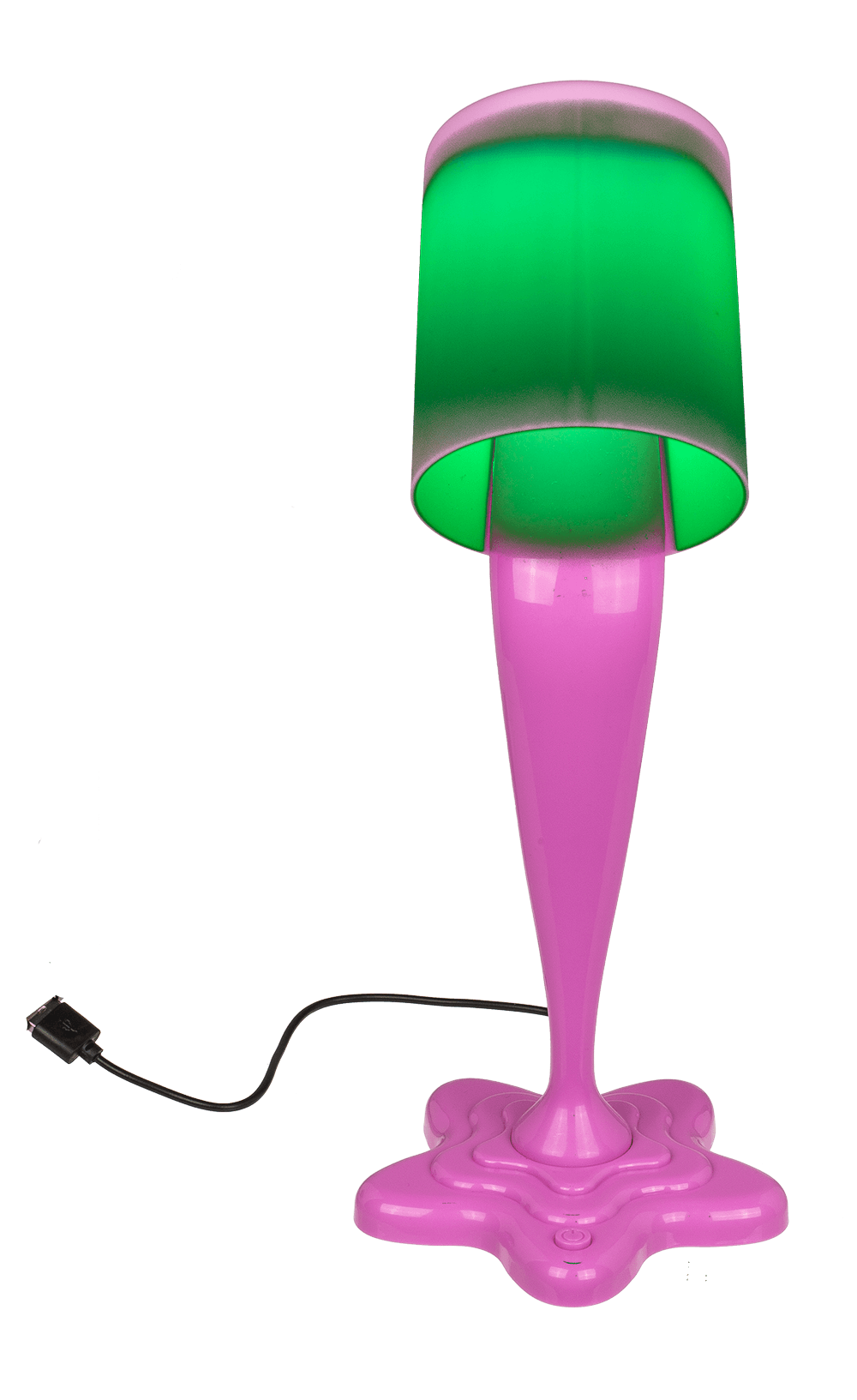 Spilt Paint Desktop Lamp, neon pink,