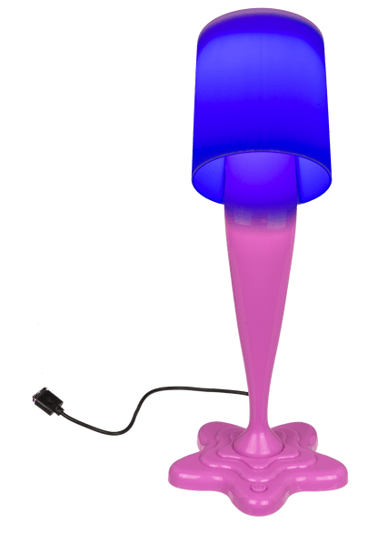 Spilt Paint Desktop Lamp, neon pink,