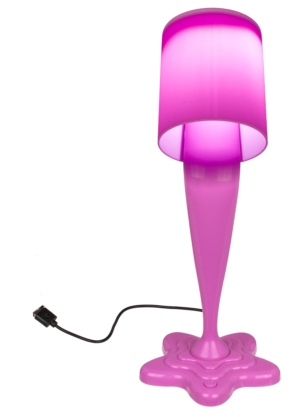 Spilt Paint Desktop Lamp, neon pink,