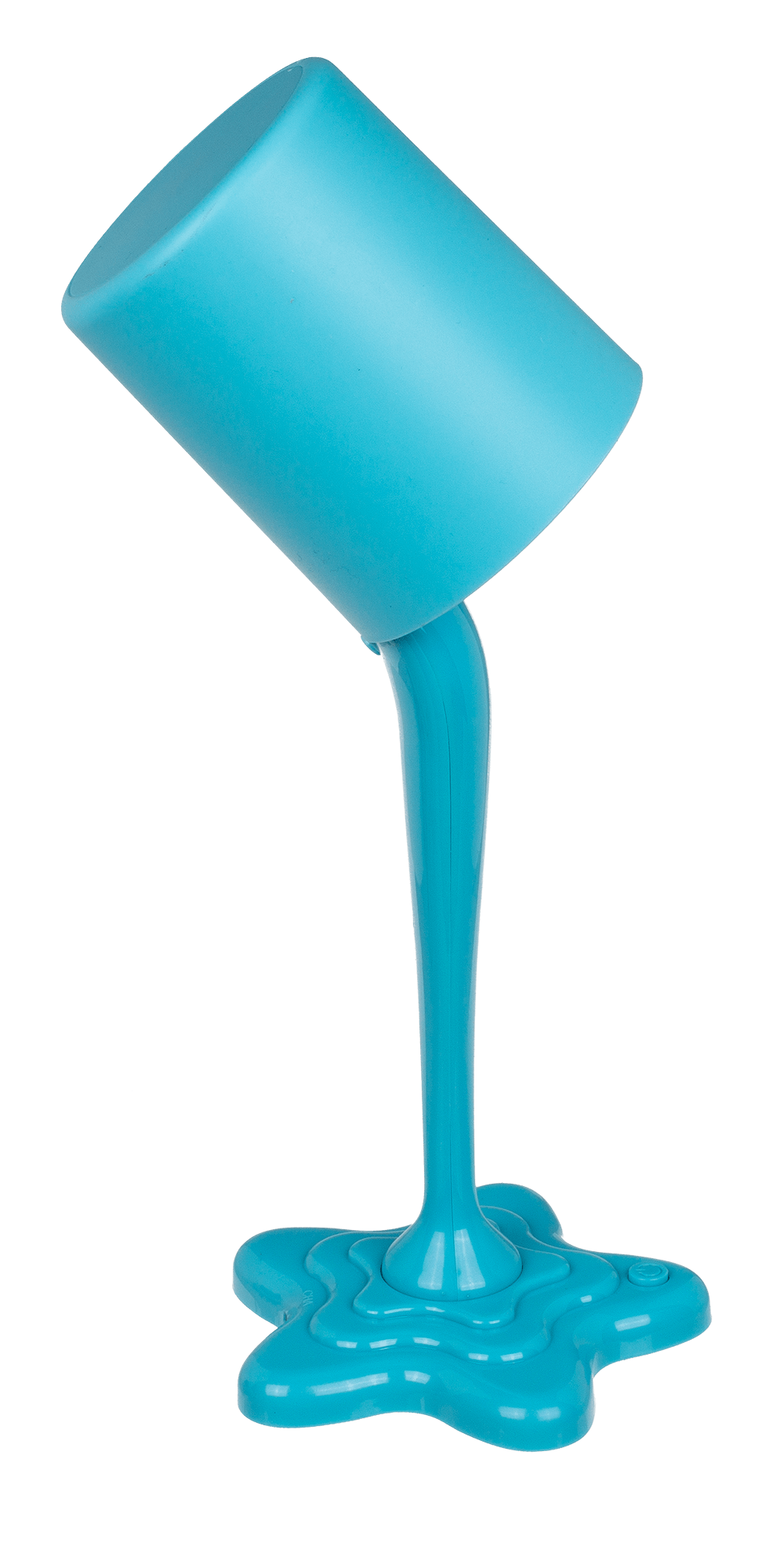 Spilt Paint Desktop Lamp, neon blue,